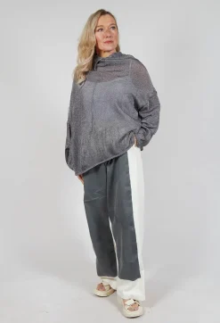 Oversized Sheer Knit in Asteroid Sparkle