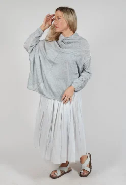 Oversized Sheer Knit in Moon Sparkle