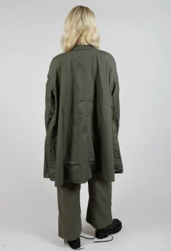 Oversized Shirt Dress in Camp Print
