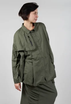 Oversized Shirt in Camp Print