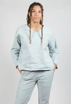 Oversized Shirt in Ghiaccio
