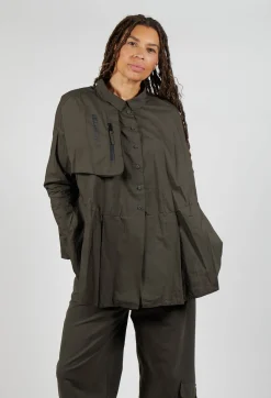 Oversized Shirt in Jungle Print
