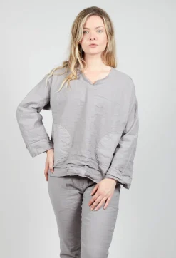 Oversized Shirt in Taupe