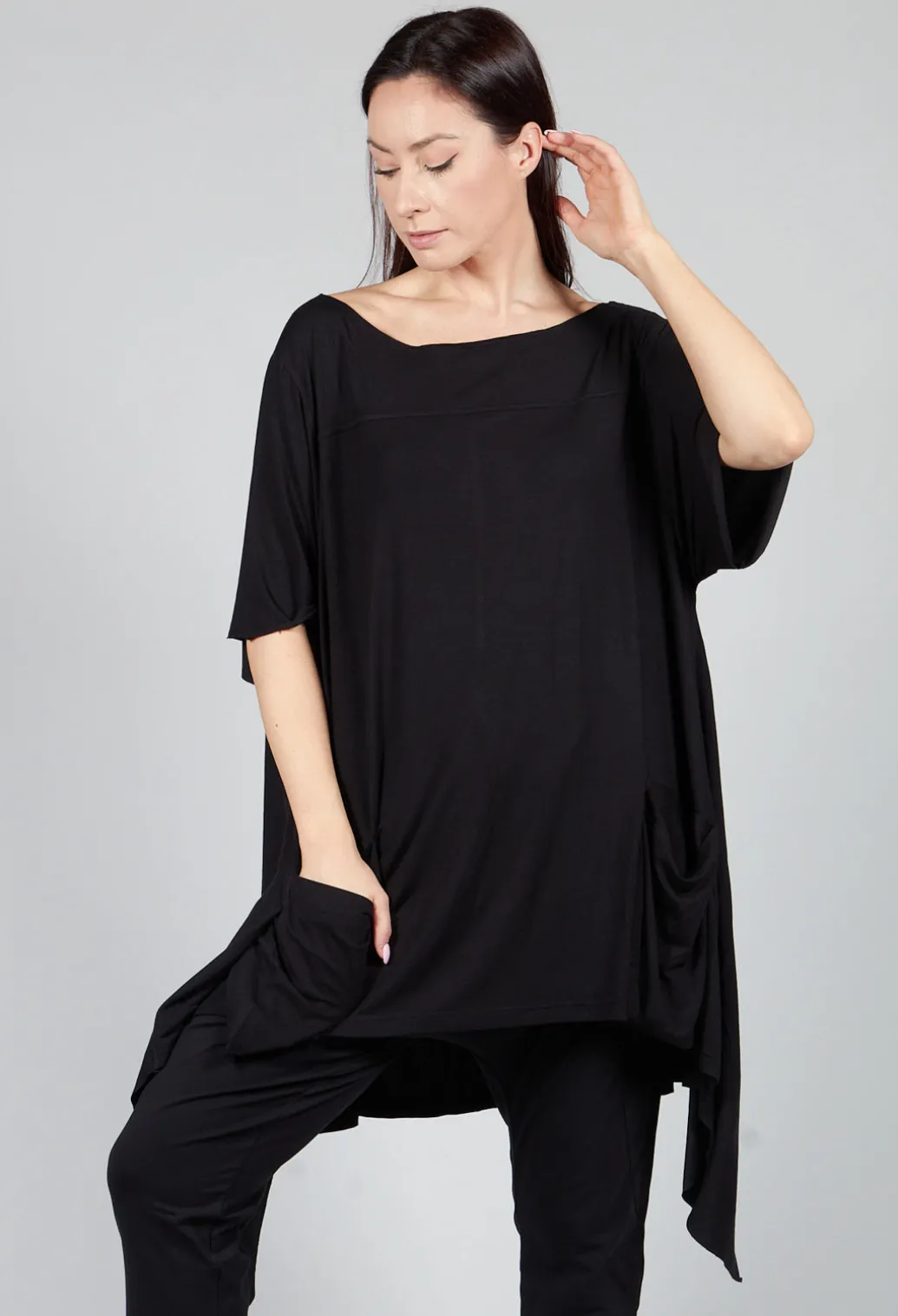 Oversized T Shirt in Black