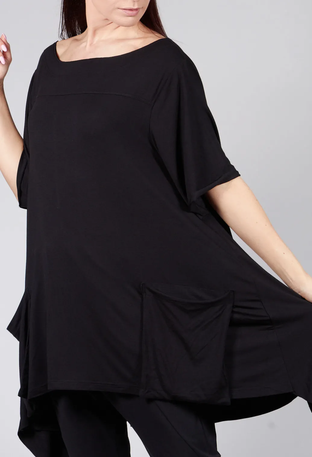 Oversized T Shirt in Black