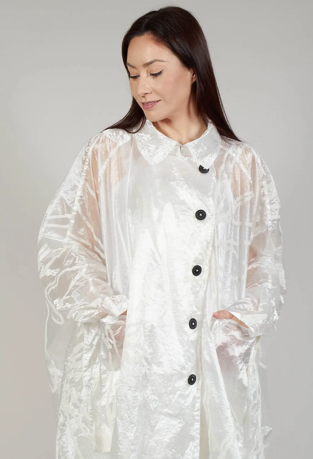 Oversized Trenchcoat in Starwhite