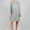 Oversized T-Shirt Dress in Green