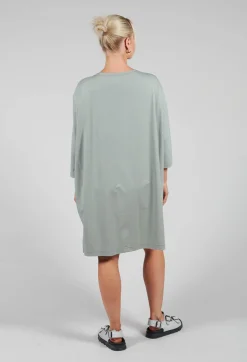 Oversized T-Shirt Dress in Green