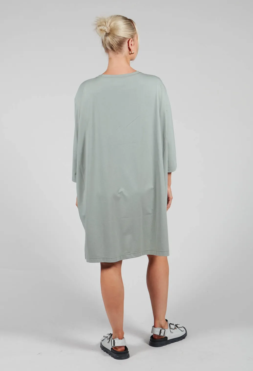 Oversized T-Shirt Dress in Green