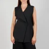 Oversized Waistcoat in Nero
