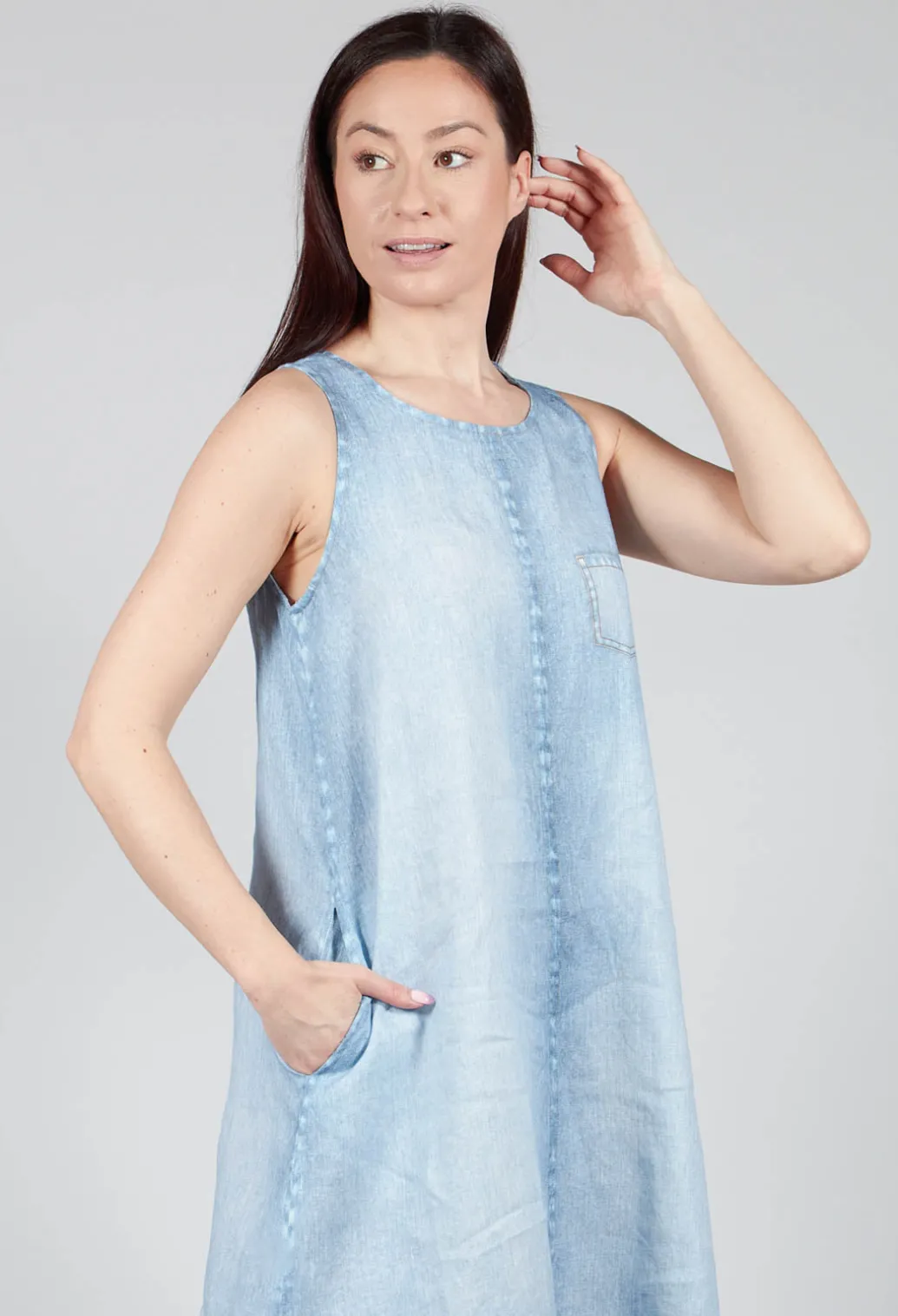Owo Dress in Denim