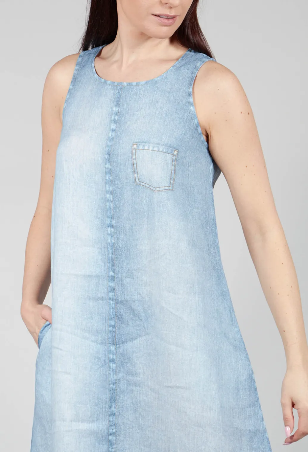 Owo Dress in Denim