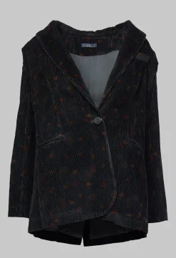 Paisley Single Button Blazer