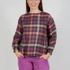 Palm Top in Purple Multicolour