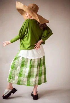 Panarea Q Skirt in Avocado