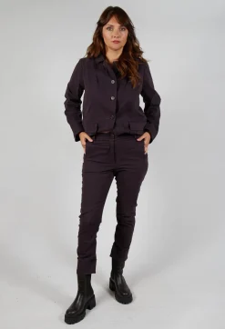 Pants Pavana in Plum