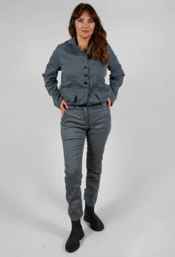Pants Pietra in Zinc Stripe