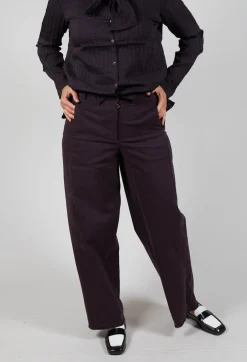 Pants Pura in Plum