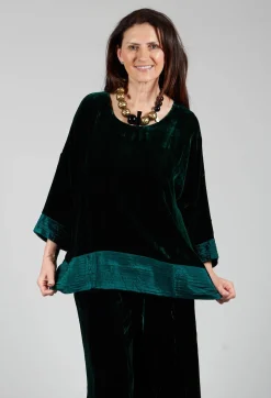 Paris Oriana Shirt in Bottle Green