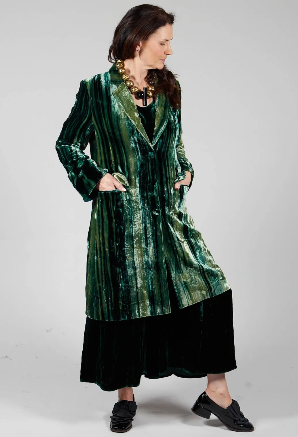 Paris Oriana Shirt in Bottle Green