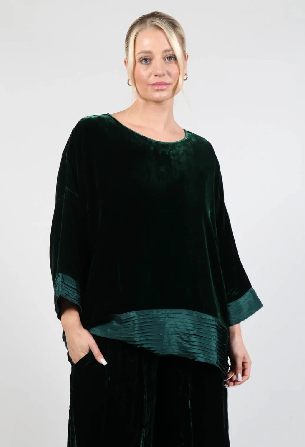 Paris Oriana Shirt in Bottle Green