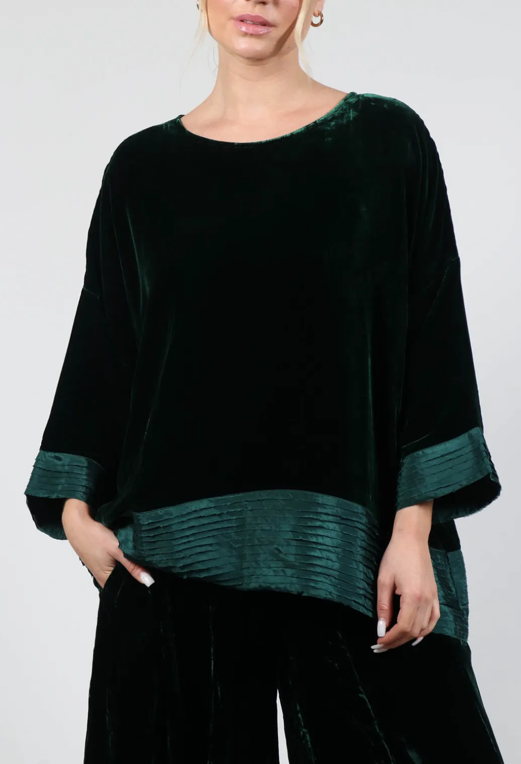Paris Oriana Shirt in Bottle Green