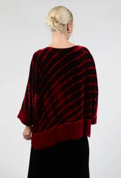 Paris Shirt in Bordeaux and Red