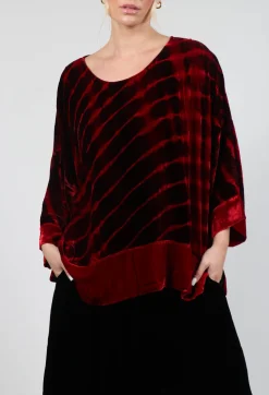 Paris Shirt in Bordeaux and Red