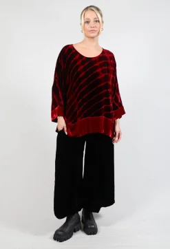 Paris Shirt in Bordeaux and Red