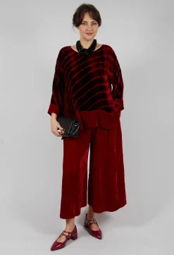 Paris Shirt in Bordeaux and Red