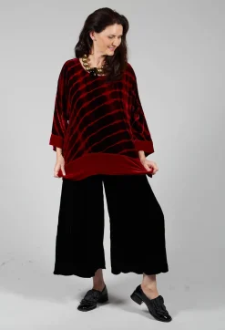 Paris Shirt in Bordeaux and Red