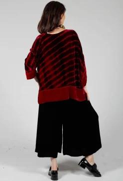 Paris Shirt in Bordeaux and Red