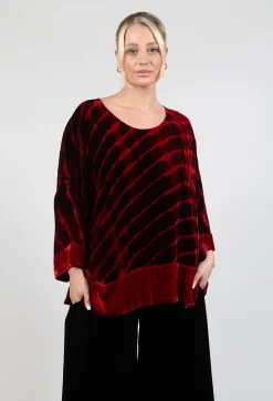 Paris Shirt in Bordeaux and Red