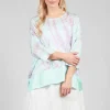Paris Shirt in Lilla and Acqua