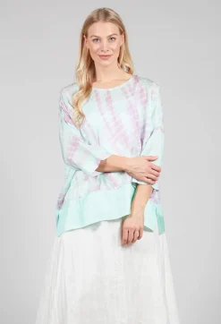 Paris Shirt in Lilla and Acqua