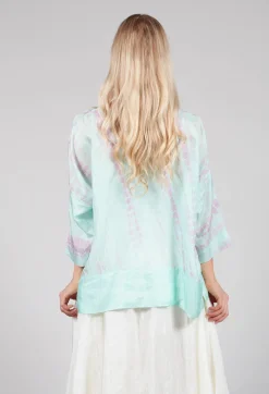 Paris Shirt in Lilla and Acqua