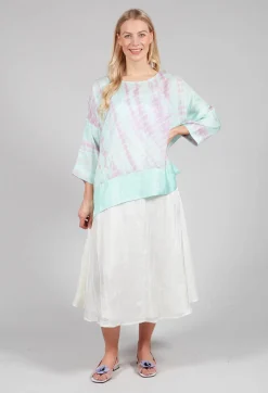 Paris Shirt in Lilla and Acqua