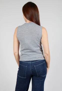 Parks Sleeveless Top in Grey
