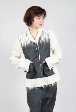 Patch Pocket Jacket in Black Paint