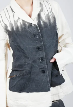 Patch Pocket Jacket in Black Paint