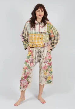 Patchwork Asher Pullover in Madras Rainbow