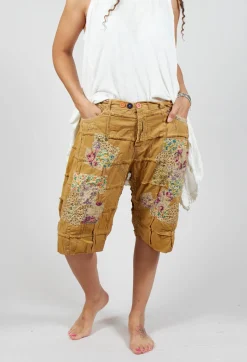 Patchwork Miner Shorts in Manger