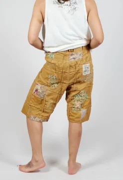 Patchwork Miner Shorts in Manger