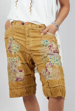 Patchwork Miner Shorts in Manger