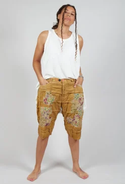 Patchwork Miner Shorts in Manger