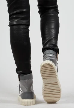 Patent Boots in Pencil