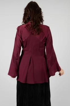 Patiently Shirt in Burgundy
