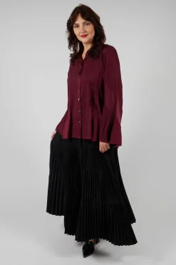 Patiently Shirt in Burgundy
