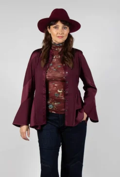 Patiently Shirt in Burgundy
