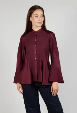 Patiently Shirt in Burgundy